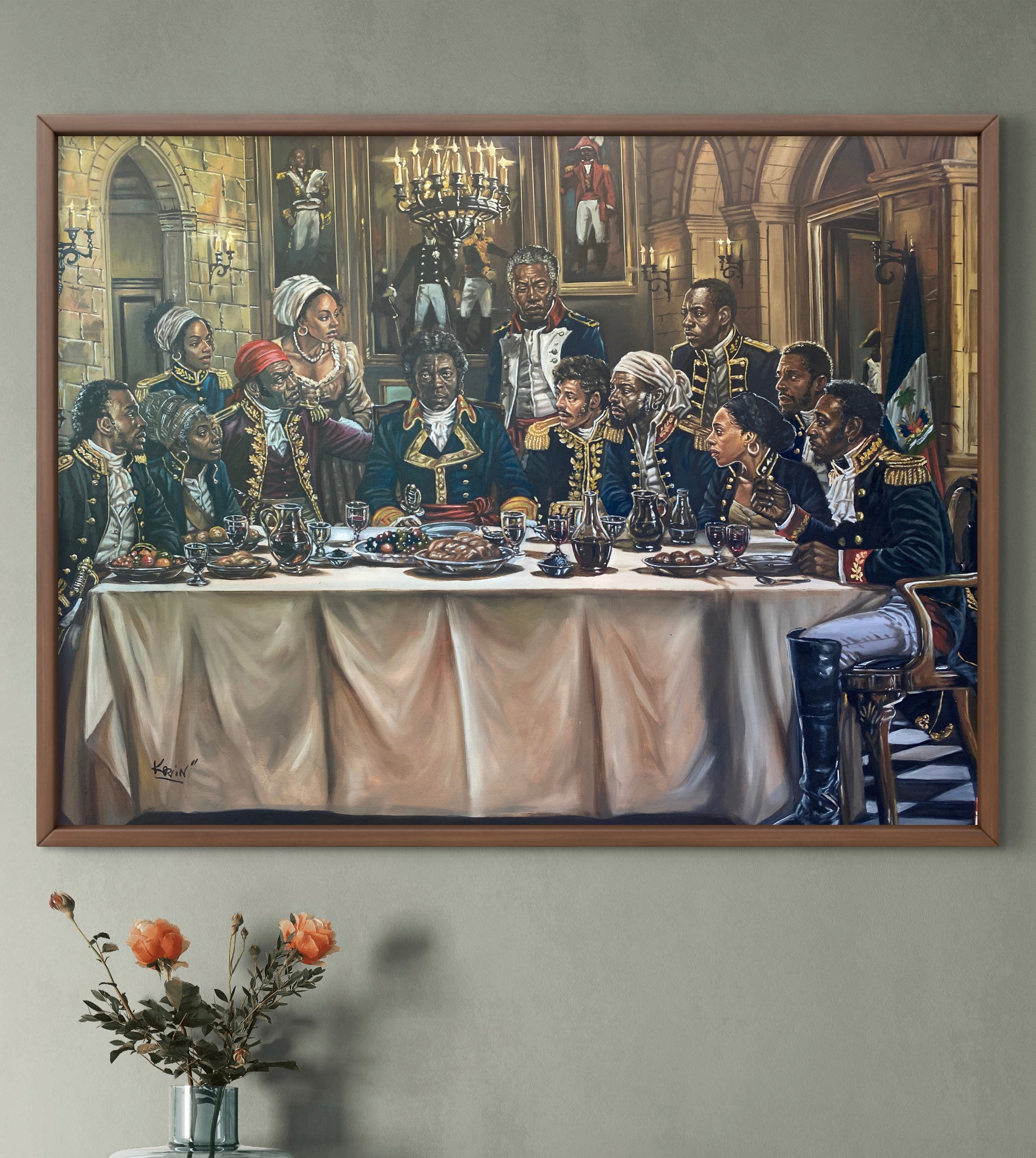 “the last supper” canvas