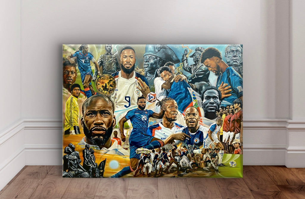 Haiti World Cup canvas